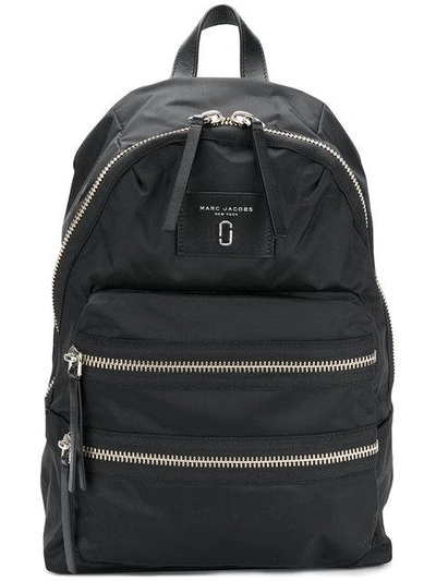 Marc Jacobs Biker Nylon Backpack - Black In Black/silver | ModeSens