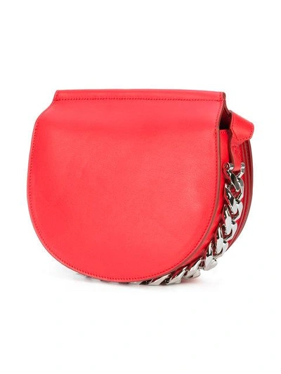 Shop Givenchy Infinity Saddle Bag In Red