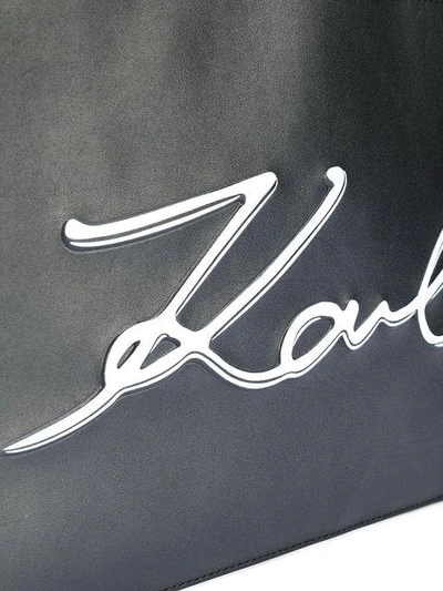 Shop Karl Lagerfeld Logo Clutch