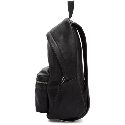 Shop Saint Laurent Black Mini City Backpack In 1000 Black