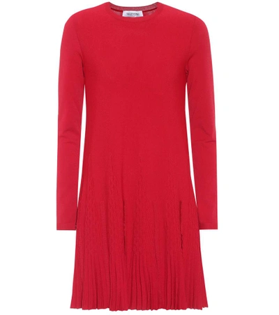 Valentino Knitted Dress In Red