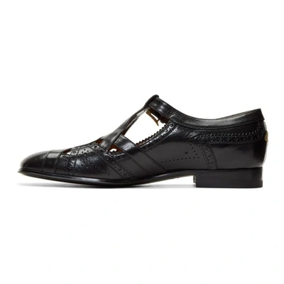 Shop Gucci Black Thesis Loafers In 1000 Black