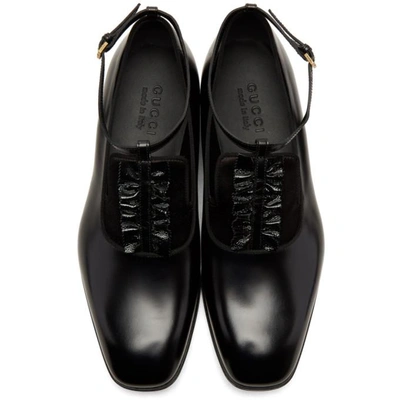 Shop Gucci Black Thesis Loafers In 1000 Black