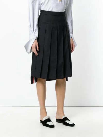Shop Thom Browne Pleated Skirt