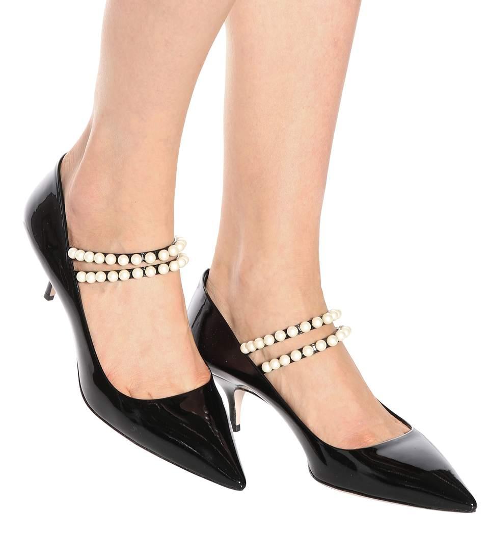 miu miu leather pumps