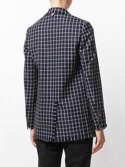 Shop Thom Browne Double Breasted Jacket