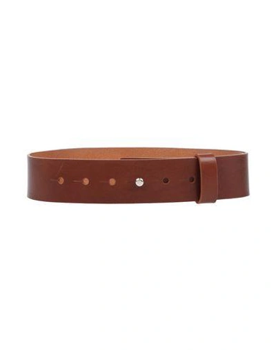 Shop Msgm Regular Belt In Brown