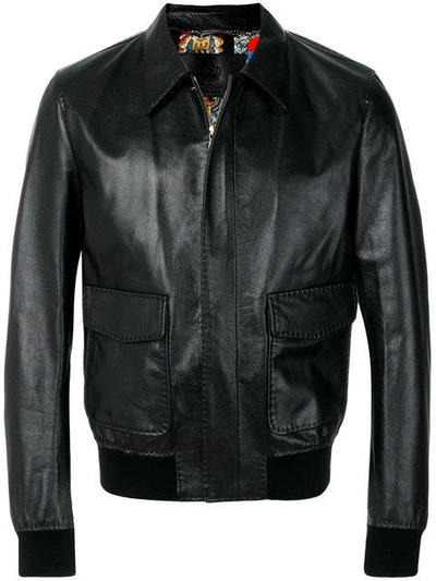 Shop Dolce & Gabbana Bomber Jacket In Black