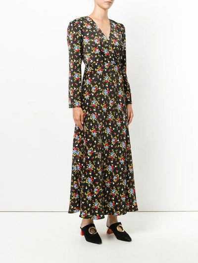 Shop Vivetta Floral Print Maxi Dress