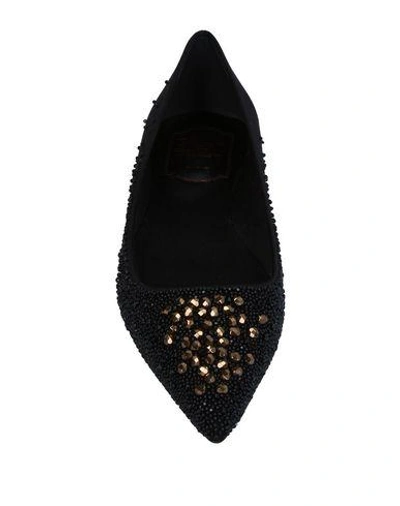 Shop Roger Vivier Ballet Flats In Black