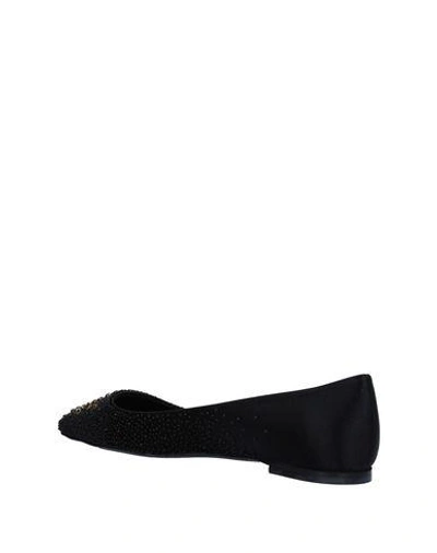 Roger Vivier Ballet Flats In Black