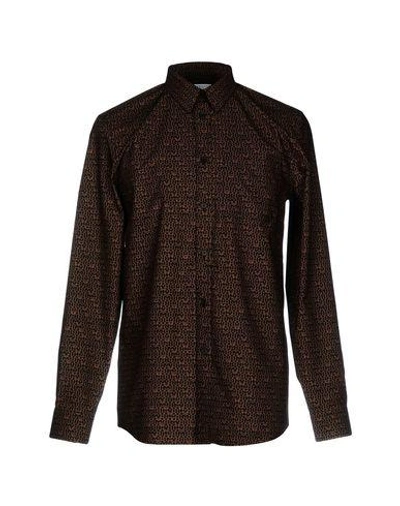 Shop Givenchy Patterned Shirt In Black