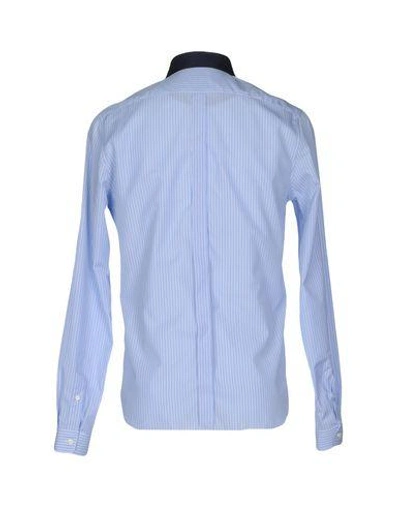 Shop Valentino Shirts In Sky Blue