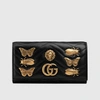 GUCCI GG MARMONT ANIMAL STUDS CONTINENTAL WALLET