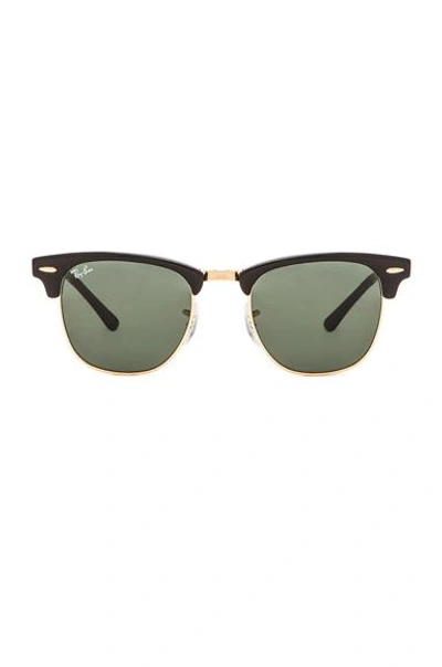 Shop Ray Ban Clubmaster Classic Sunglasses In Black