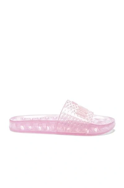 Fenty X Puma Fenty By Puma Jelly Slide In Blush.  In Prism Pink