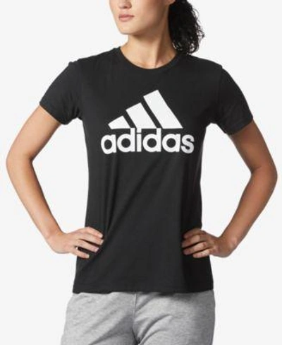 Shop Adidas Originals Adidas Classic Logo T-shirt In Easy Coral