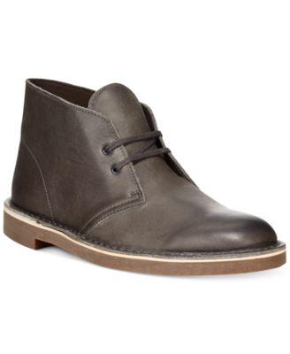 clarks bushacre grey leather