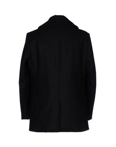 Shop Schott Coat In Black