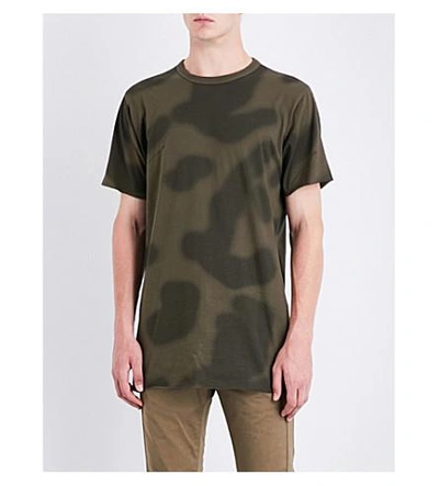 Shop Maharishi Camouflage-print Cotton-jersey T-shirt In Woodland