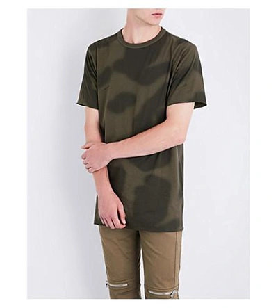 Shop Maharishi Camouflage-print Cotton-jersey T-shirt In Woodland