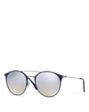 RAY BAN RAY-BAN MIRRORED ROUND SUNGLASSES, 49MM,RB354649-YZM