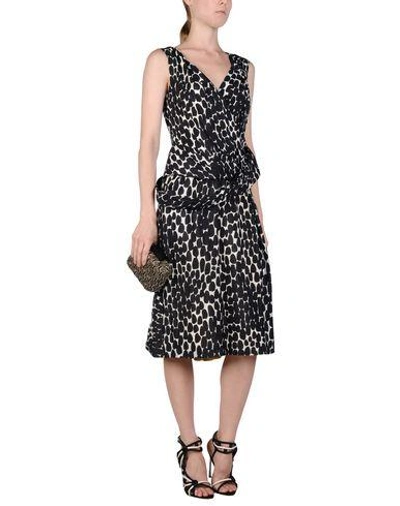 Shop Gucci Knee-length Dress In Black