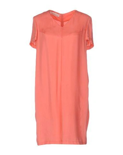 Shop Cacharel Short Dress In Coral