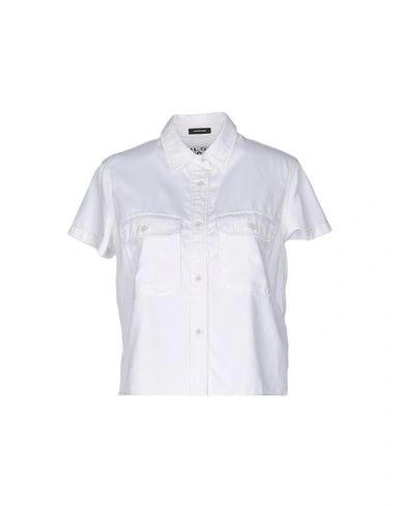 Shop Nlst Solid Color Shirts & Blouses In White