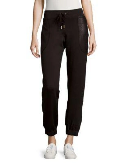 Shop Alala Slip-on Drawstring Sweatpants In Black