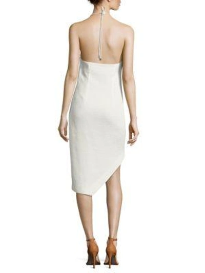 Shop C/meo Collective Fracture Dress In Ivory