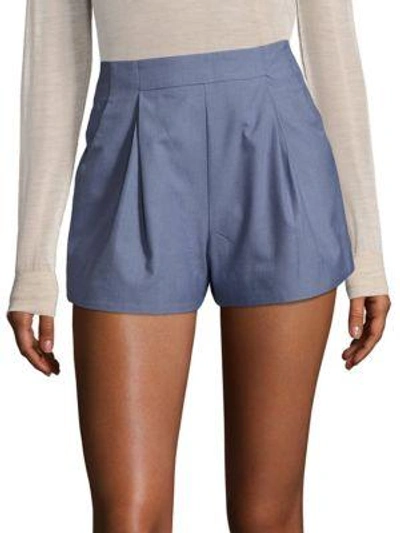 Shop C/meo Collective Take Me Over Chambray Shorts