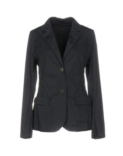 Shop Add Sartorial Jacket In Dark Blue