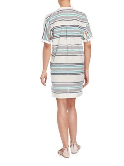 Shop Saylor Brooklyn Dress In White Multi