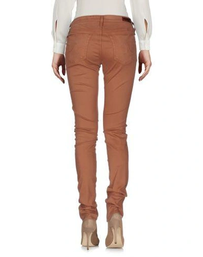 Shop Ag Casual Pants In Brown