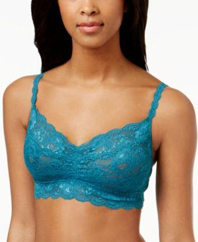 Shop Cosabella Never Say Never Sweetie Bralette Never1301 In Blue Curacao