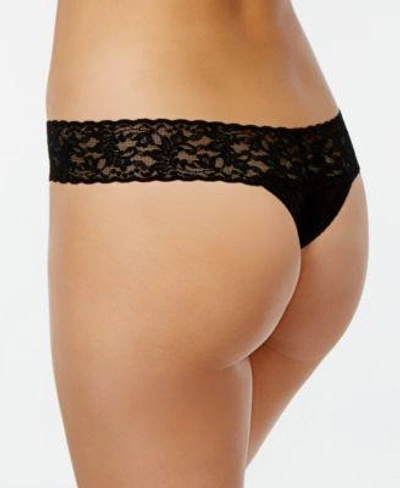 Gucci Organic Cotton Original-rise Lace-waist Thong 891801 In Chai- Nude 01