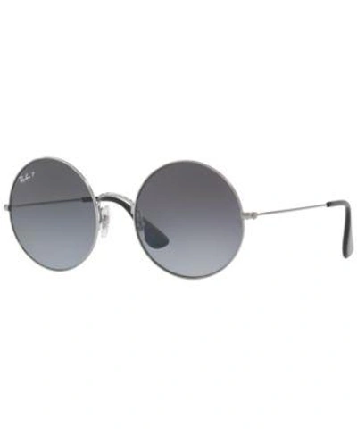 Shop Ray Ban Ray-ban Polarized Sunglasses, Rb3592 Ja-jo In Gunmetal/grey Gradient Polar