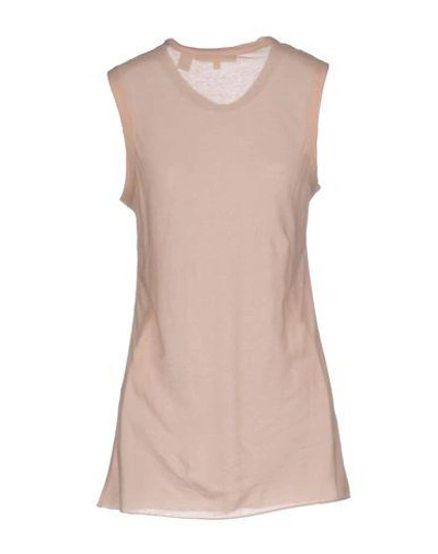 Shop Inhabit T-shirts In Apricot