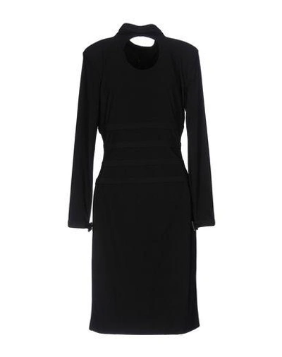 Shop Sen Knee-length Dress In Black