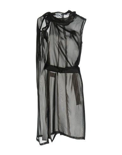 Shop Ann Demeulemeester Knee-length Dresses In Steel Grey