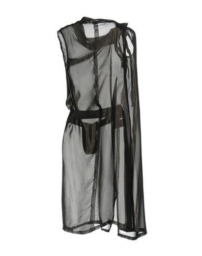 Shop Ann Demeulemeester Knee-length Dresses In Steel Grey