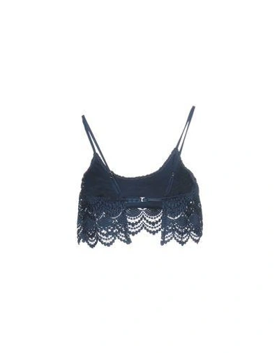 Shop Amuse Society Cropped Tops In Blue