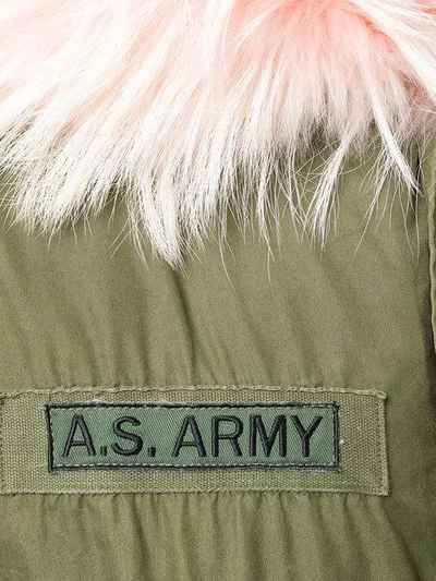 Shop As65 Army Coat - Green