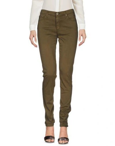 Shop Ag Casual Pants In Military Green
