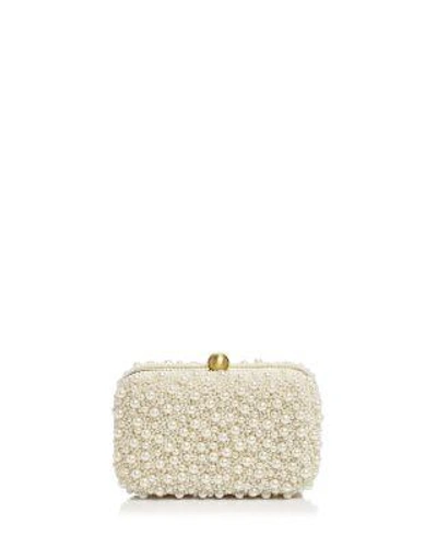 Shop From St Xavier Marcela Clutch In Cream/gold
