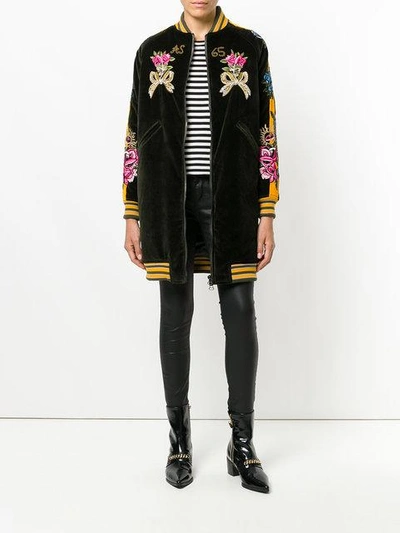 Shop As65 Embroidered Bomber Jacket