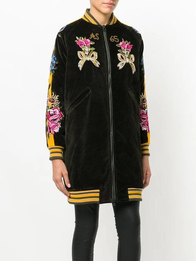 Shop As65 Embroidered Bomber Jacket