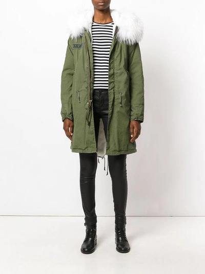 Shop As65 Hooded Parka In Green