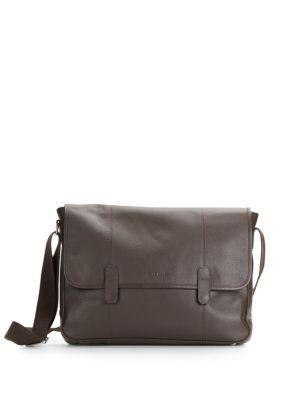 cole haan pebble leather messenger bag